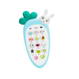 Generic Plastic Rabit Mobile Phone Toy For Kids With Music And Light Early Educational Smart Phone (Multicolor )