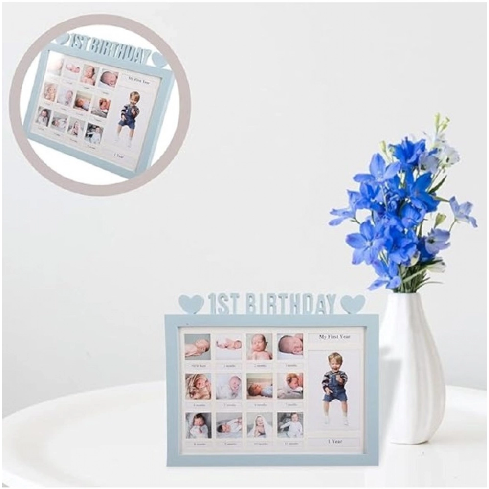 Generic Acrylic First Year Baby Photo Frame (Multicolor) - Image 3