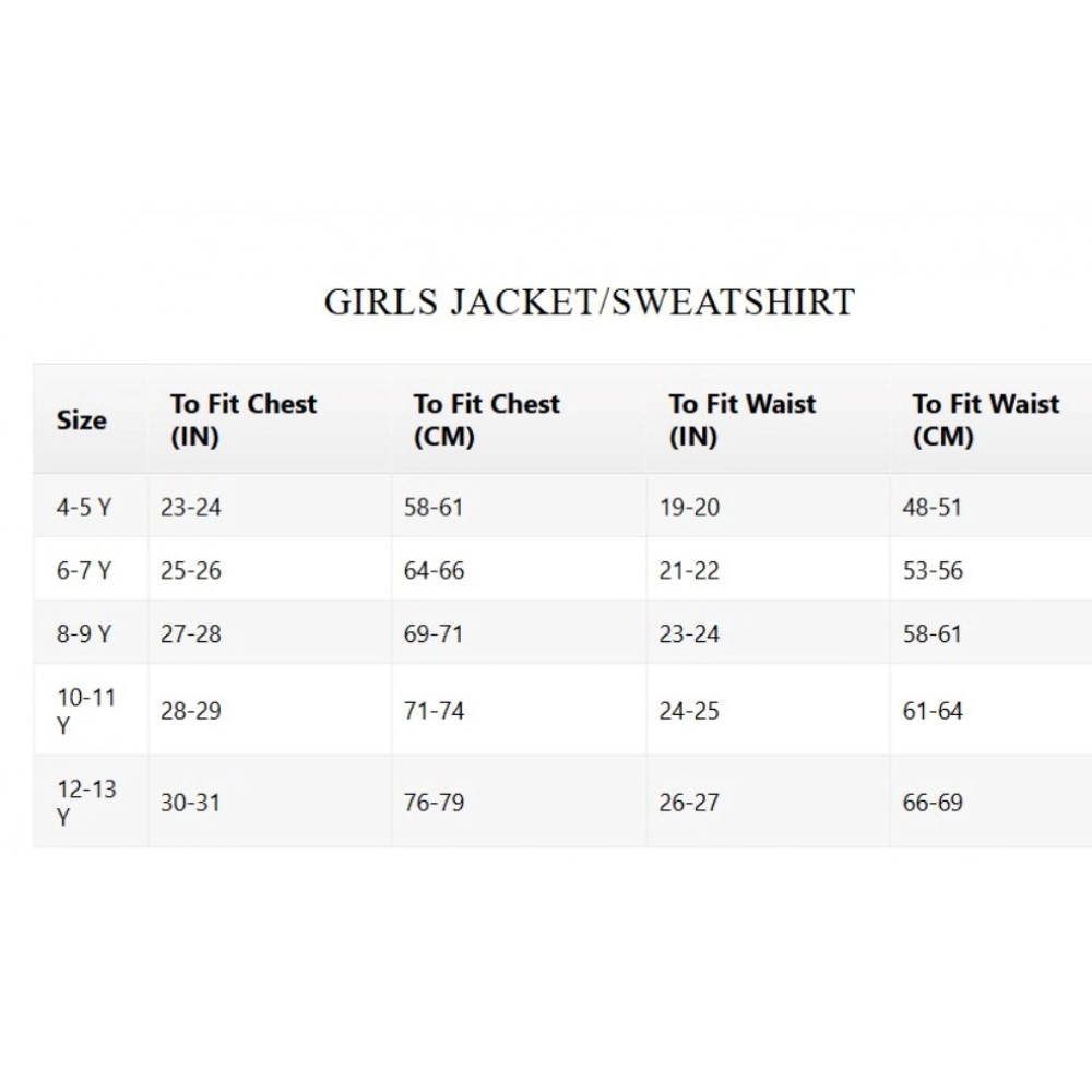 Generic Girl's Fleece Embellished Long Sleeves Sweatshirt (Pink) - Image 2