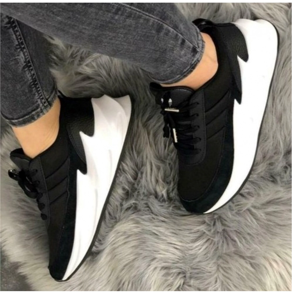 Generic Men's Casual Synthetic Lace-ups Casual Shoes (Black) - Image 3