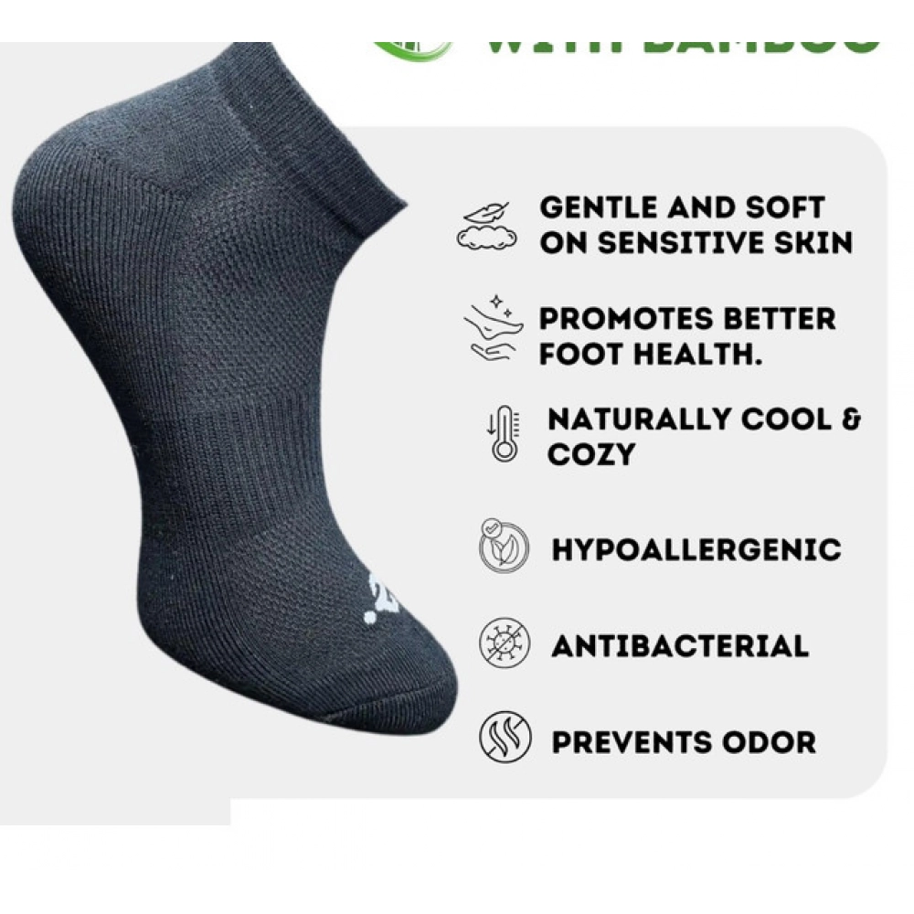 Generic 3_Pair Set Unisex Casual Cotton Printed Low Cut Socks (Multicolor) - Image 3