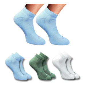 Generic 3_Pair Set Unisex Casual Cotton Printed Low Cut Socks (Multicolor)