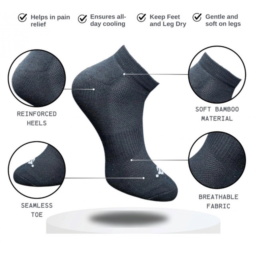 Generic 3_Pair Set Unisex Casual Cotton Printed Low Cut Socks (Multicolor) - Image 2