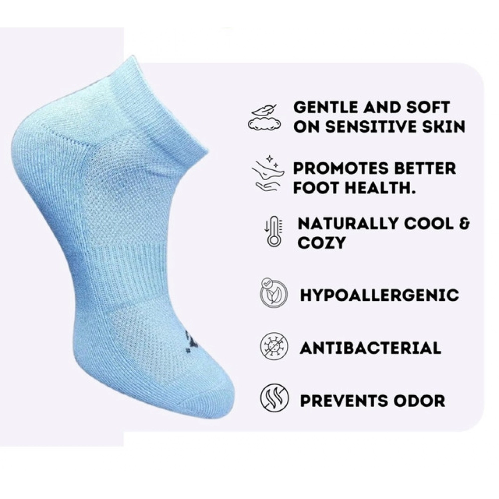 Generic 3_Pair Set Unisex Casual Cotton Printed Low Cut Socks (Multicolor) - Image 3