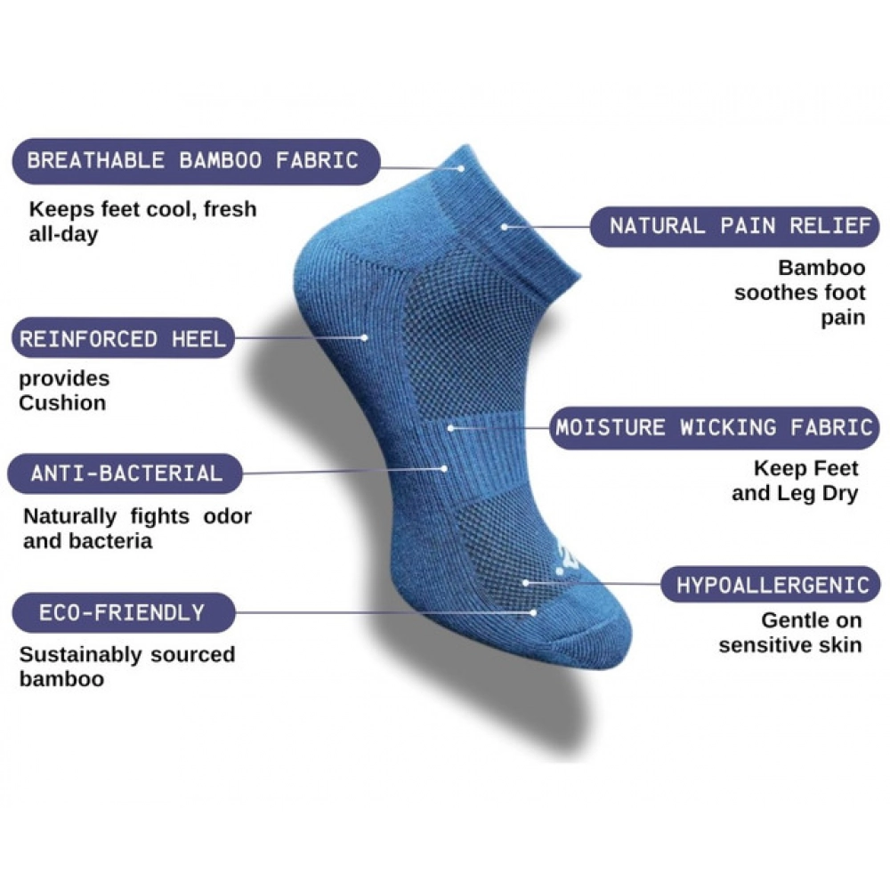 Generic 3_Pair Set Unisex Casual Cotton Printed Low Cut Socks (Multicolor) - Image 4