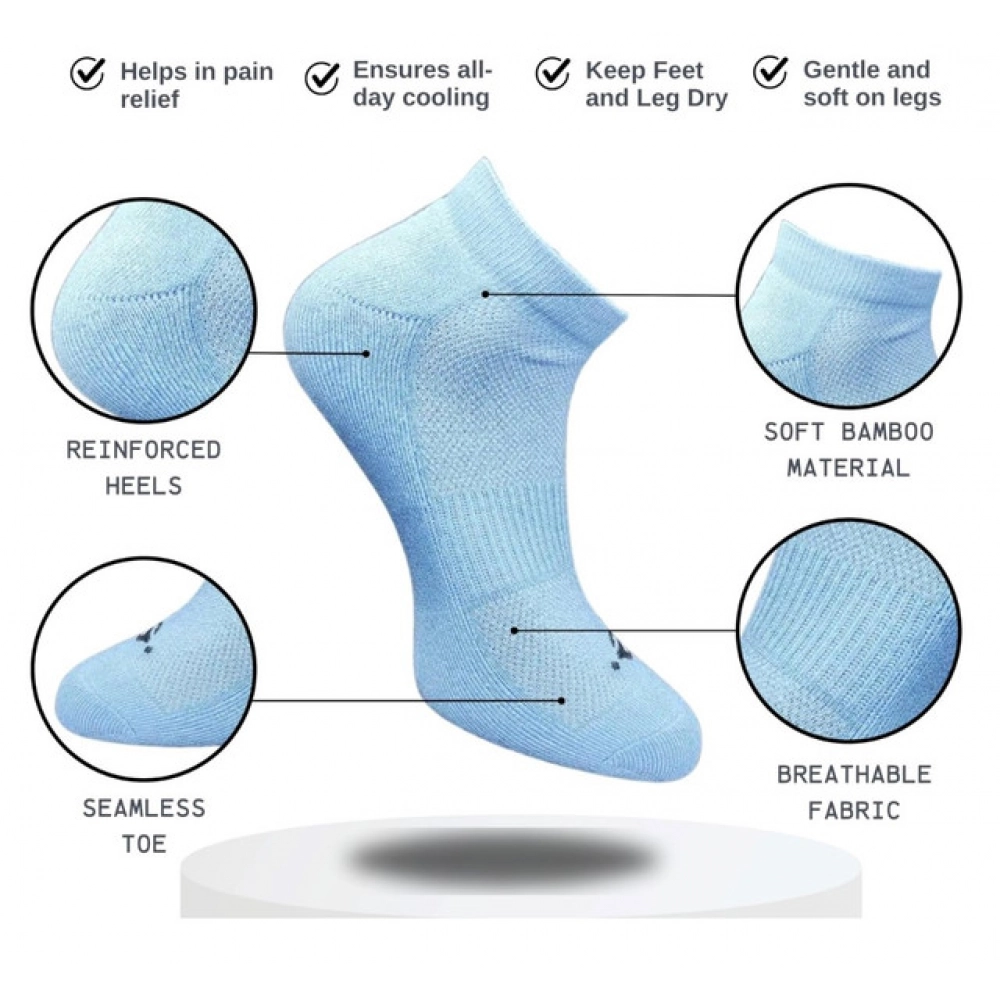 Generic 3_Pair Set Unisex Casual Cotton Printed Low Cut Socks (Multicolor) - Image 2