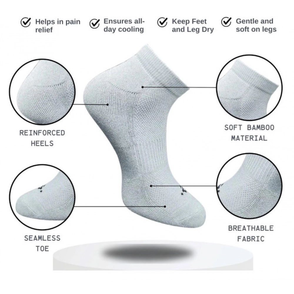 Generic 3_Pair Set Unisex Casual Cotton Printed Low Cut Socks (Multicolor) - Image 2