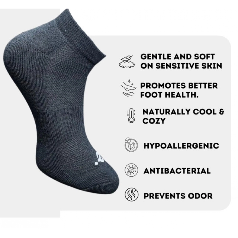 Generic 3_Pair Set Unisex Casual Cotton Printed Low Cut Socks (Multicolor) - Image 3