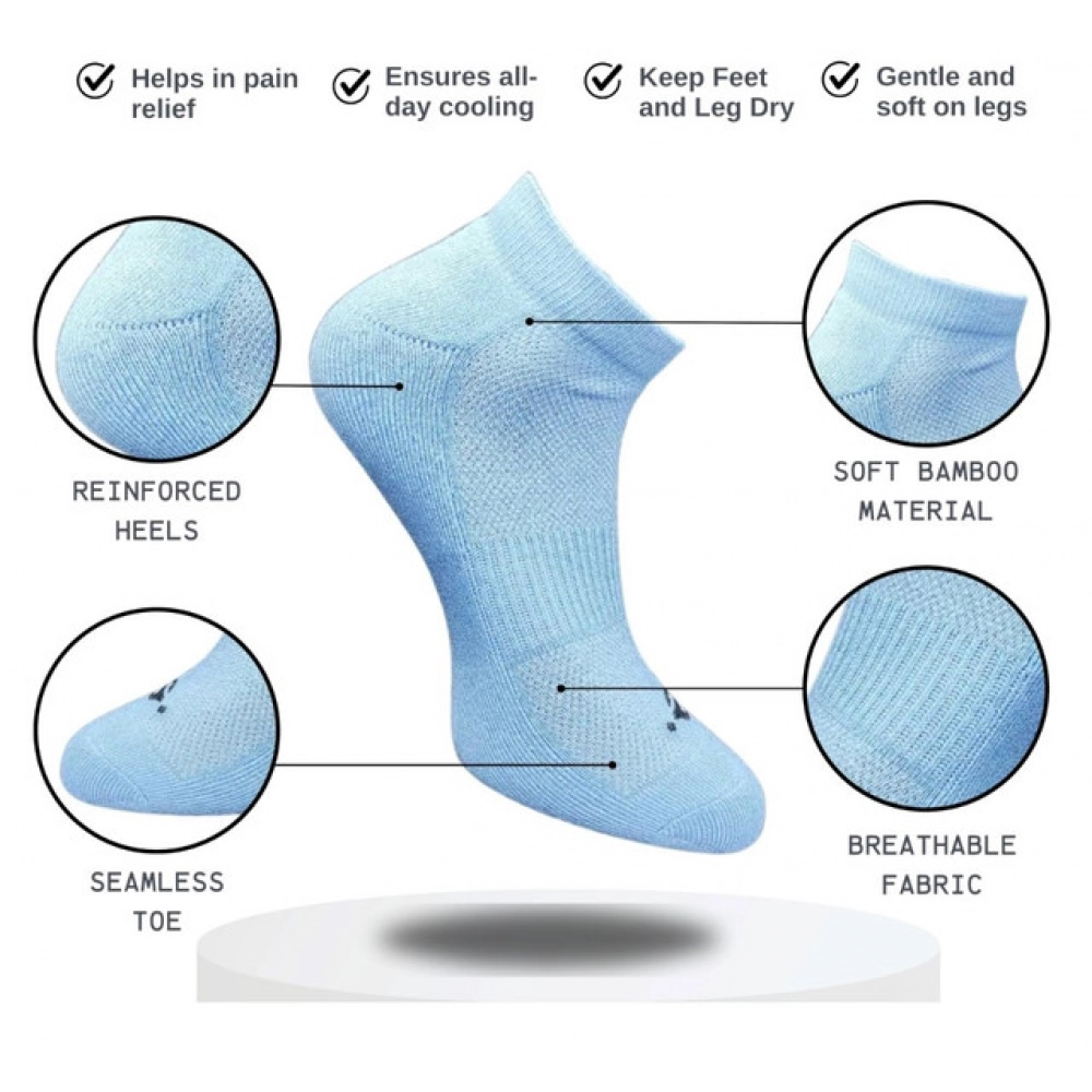 Generic 3_Pair Set Unisex Casual Cotton Printed Low Cut Socks (Multicolor) - Image 2