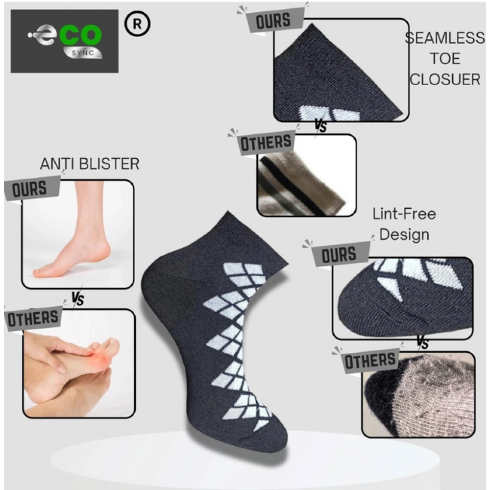 Generic 3_Pair Set Unisex Casual Cotton Printed Low Cut Socks (Multicolor) - Image 2