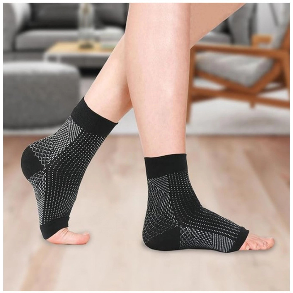 Generic 3_Pair Set Unisex Casual Cotton Printed Ankle Length Support Socks (Multicolor) - Image 4