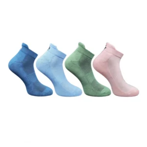 Generic 4_Pair Set Unisex Casual Bamboo Cotton Printed Ankle Length Socks (Multicolor)