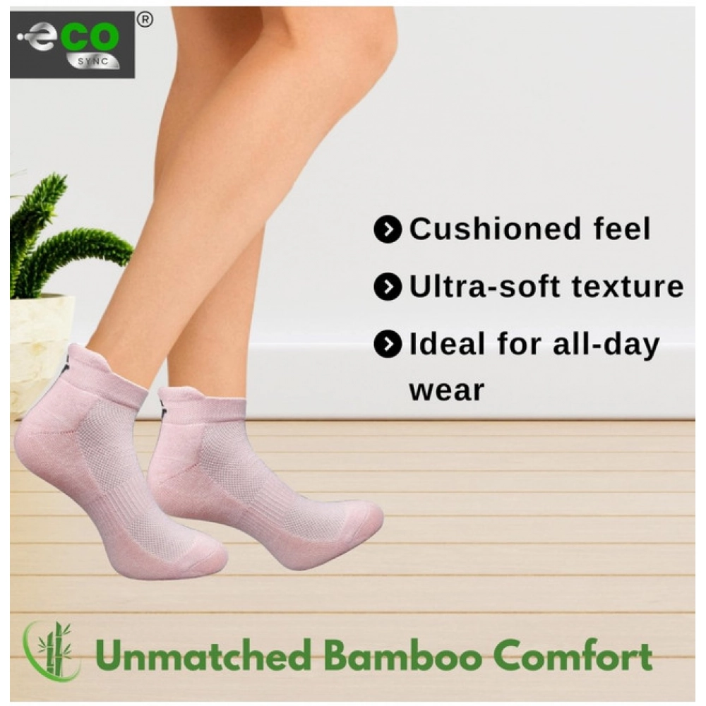 Generic 4_Pair Set Unisex Casual Bamboo Cotton Printed Ankle Length Socks (Multicolor) - Image 5
