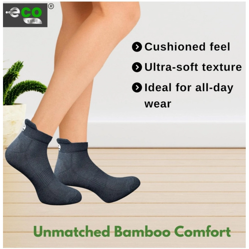 Generic 4_Pair Set Unisex Casual Bamboo Cotton Printed Ankle Length Socks (Multicolor) - Image 2
