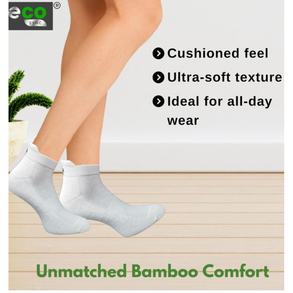 Generic 4_Pair Set Unisex Casual Bamboo Cotton Printed Ankle Length Socks (Multicolor) - Image 2