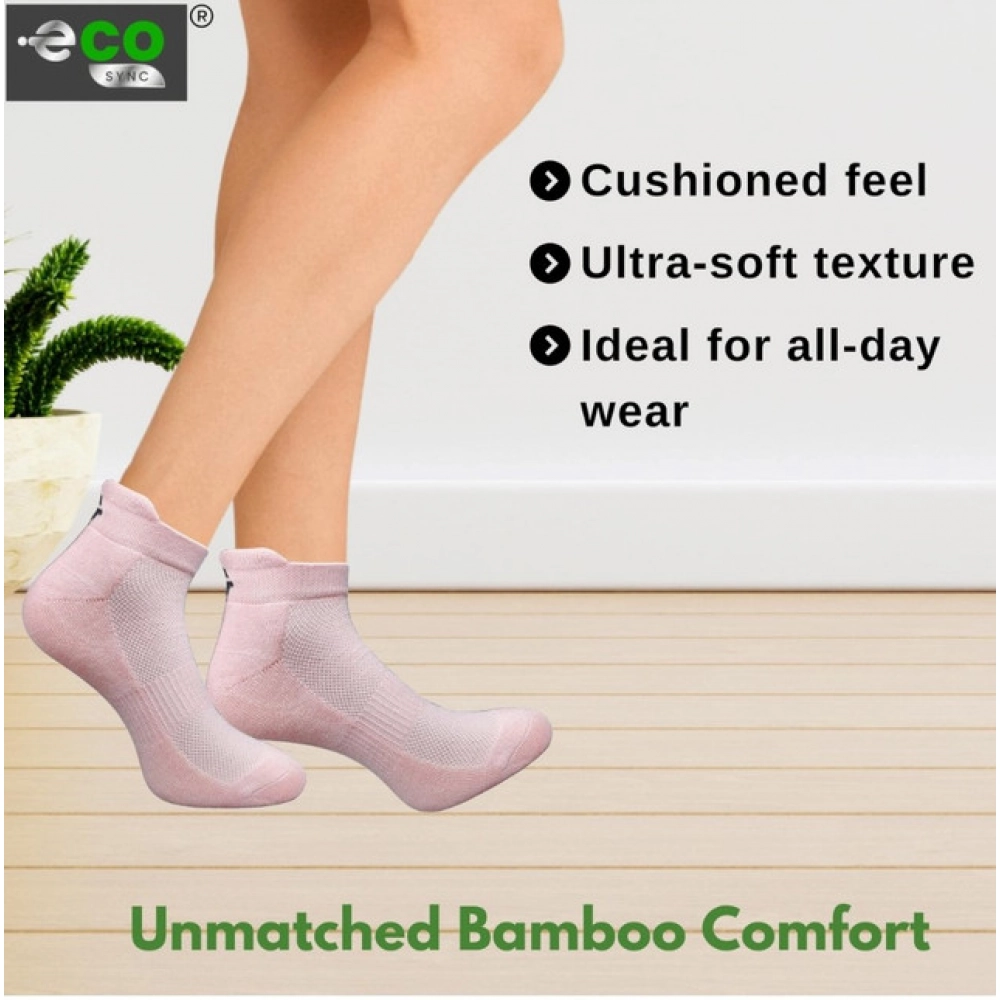 Generic 4_Pair Set Unisex Casual Bamboo Cotton Printed Ankle Length Socks (Multicolor) - Image 2