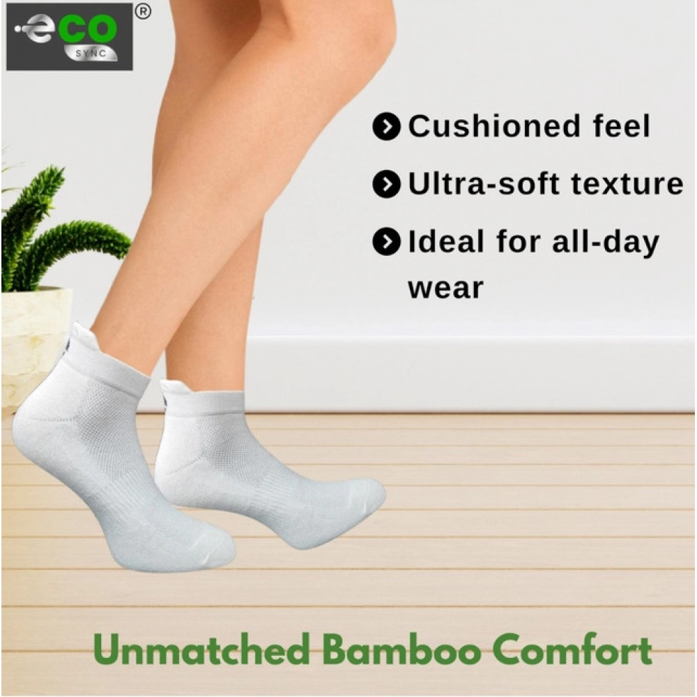 Generic 4_Pair Set Unisex Casual Bamboo Cotton Printed Ankle Length Socks (Multicolor) - Image 2