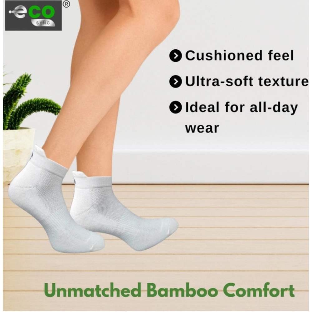 Generic 4_Pair Set Unisex Casual Bamboo Cotton Printed Ankle Length Socks (Multicolor) - Image 2