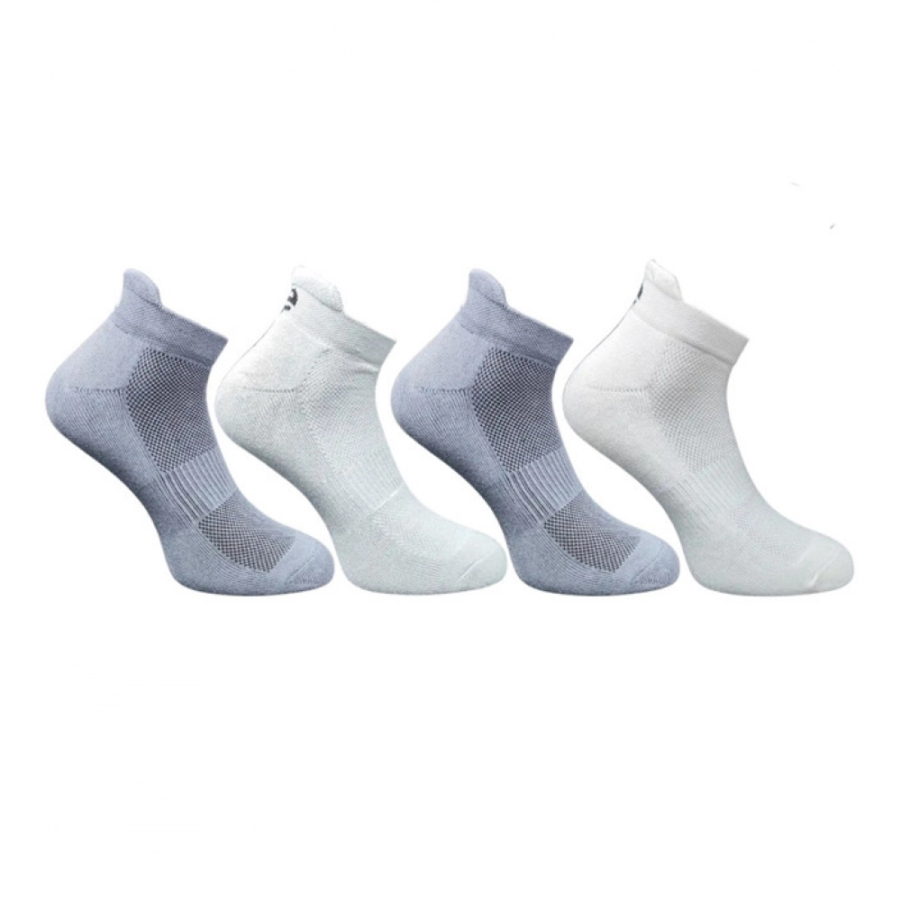 Generic 4_Pair Set Unisex Casual Bamboo Cotton Printed Ankle Length Socks (Multicolor)