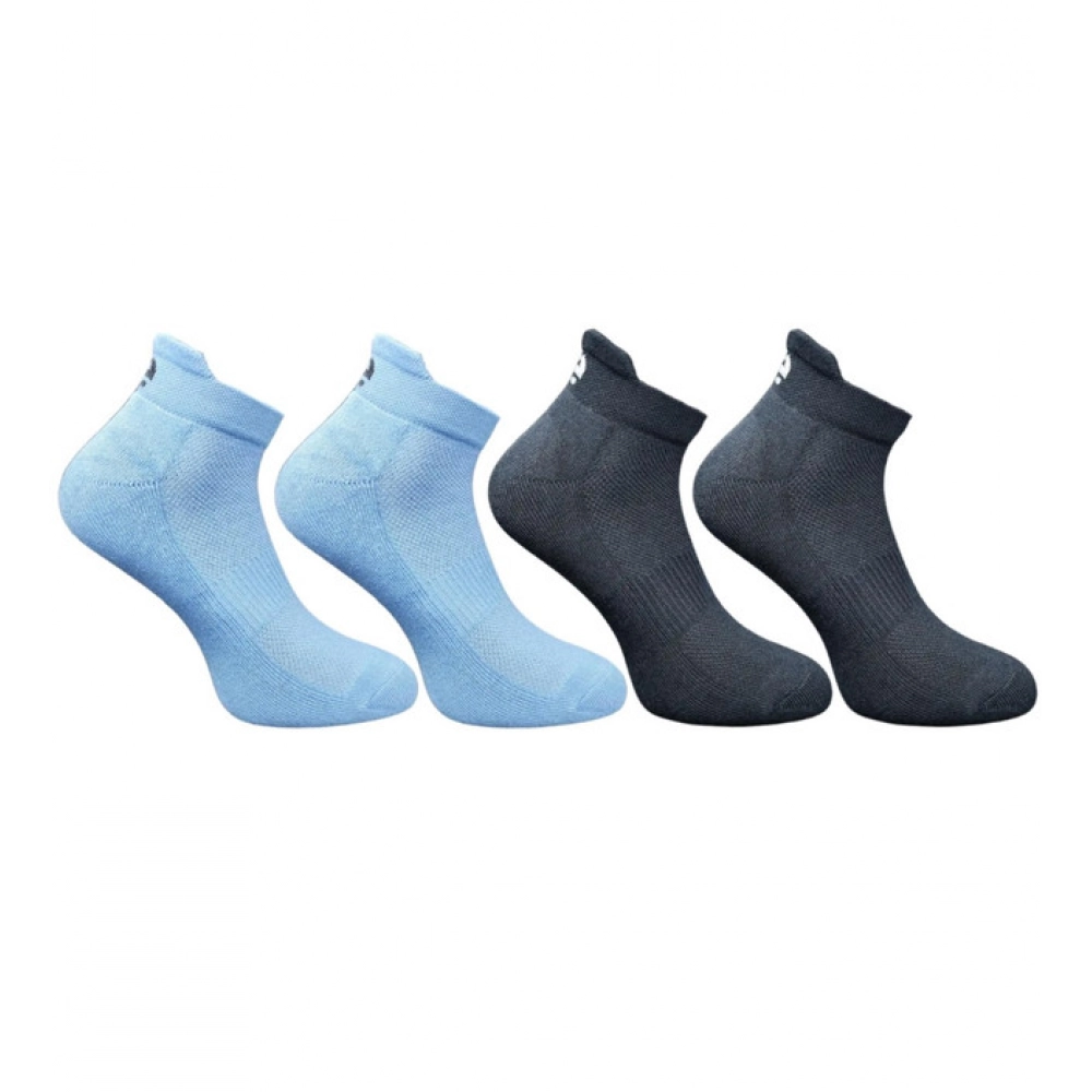 Generic 4_Pair Set Unisex Casual Bamboo Cotton Printed Ankle Length Socks (Multicolor)