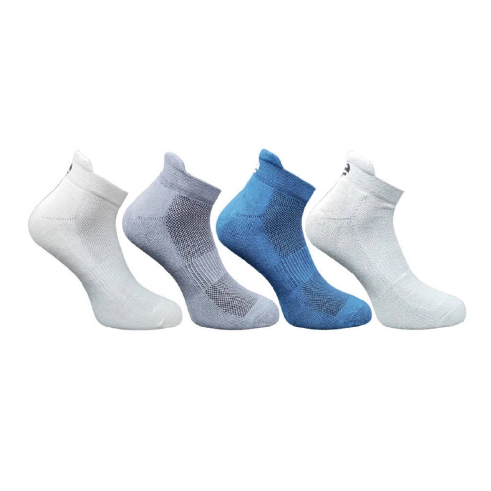 Generic 4_Pair Set Unisex Casual Bamboo Cotton Printed Ankle Length Socks (Multicolor)