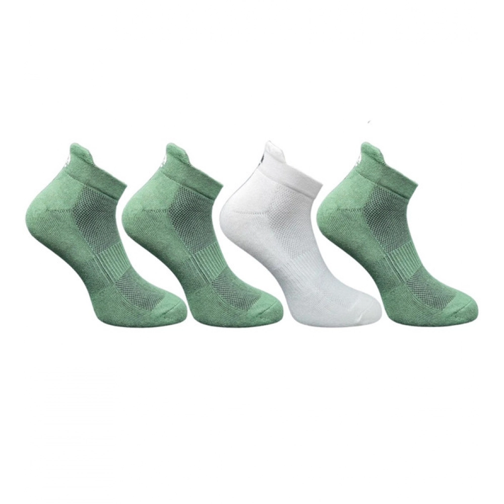 Generic 4_Pair Set Unisex Casual Bamboo Cotton Printed Ankle Length Socks (Multicolor)