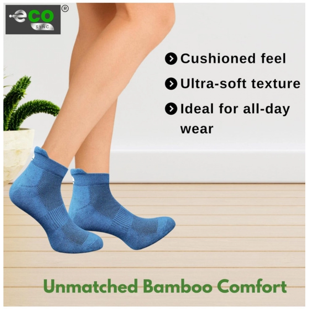 Generic 4_Pair Set Unisex Casual Bamboo Cotton Printed Ankle Length Socks (Multicolor) - Image 2