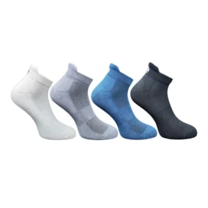 Generic 4_Pair Set Unisex Casual Bamboo Cotton Printed Ankle Length Socks (Multicolor)