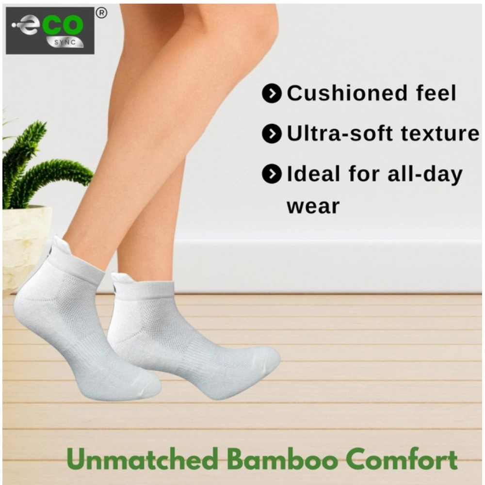 Generic 4_Pair Set Unisex Casual Bamboo Cotton Printed Ankle Length Socks (Multicolor) - Image 2