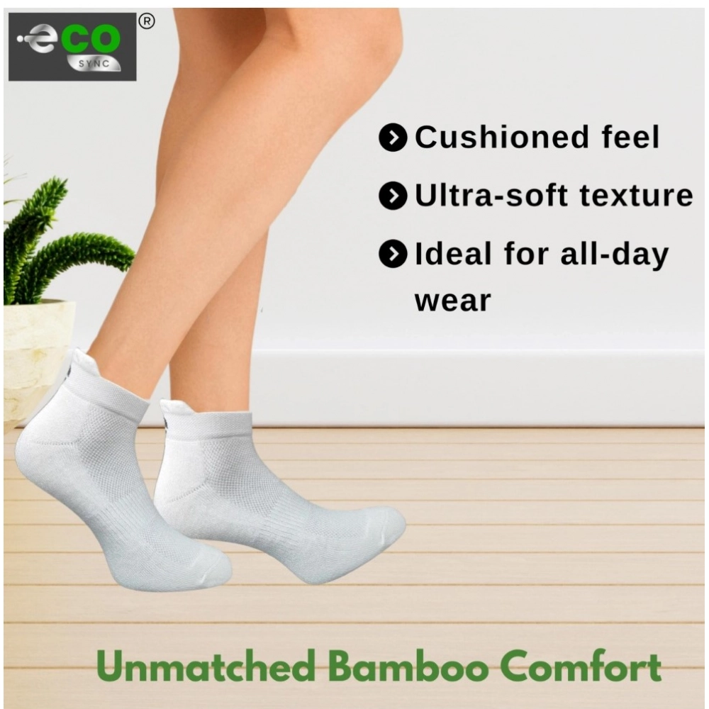 Generic 4_Pair Set Unisex Casual Bamboo Cotton Printed Ankle Length Socks (Multicolor) - Image 2