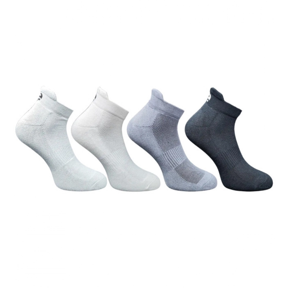 Generic 4_Pair Set Unisex Casual Bamboo Cotton Printed Ankle Length Socks (Multicolor)