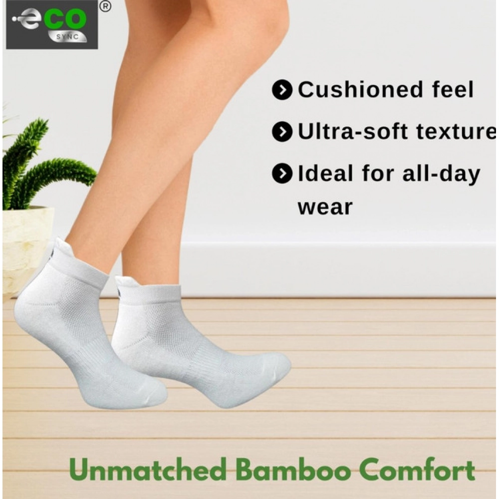 Generic 4_Pair Set Unisex Casual Bamboo Cotton Printed Ankle Length Socks (Multicolor) - Image 2
