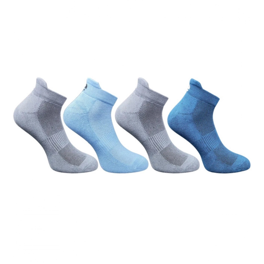 Generic 4_Pair Set Unisex Casual Bamboo Cotton Printed Ankle Length Socks (Multicolor)