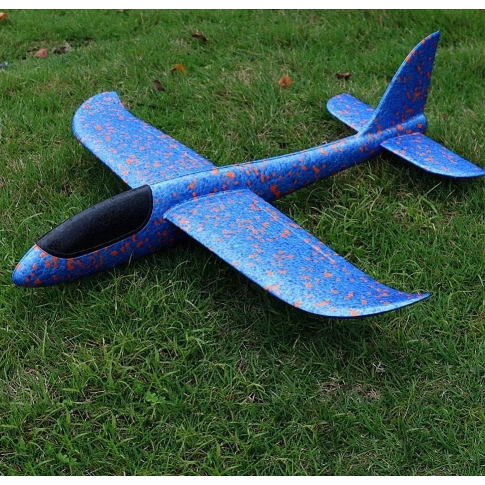 Generic EPP Foam Galaxy Hand Throw Flying LED Glider Airplane (Blue-Multicolor) - Image 4