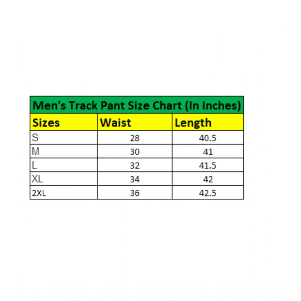 Generic Men's Casual Cotton Striped Full Length Track Pant (Greymelange) - Image 5